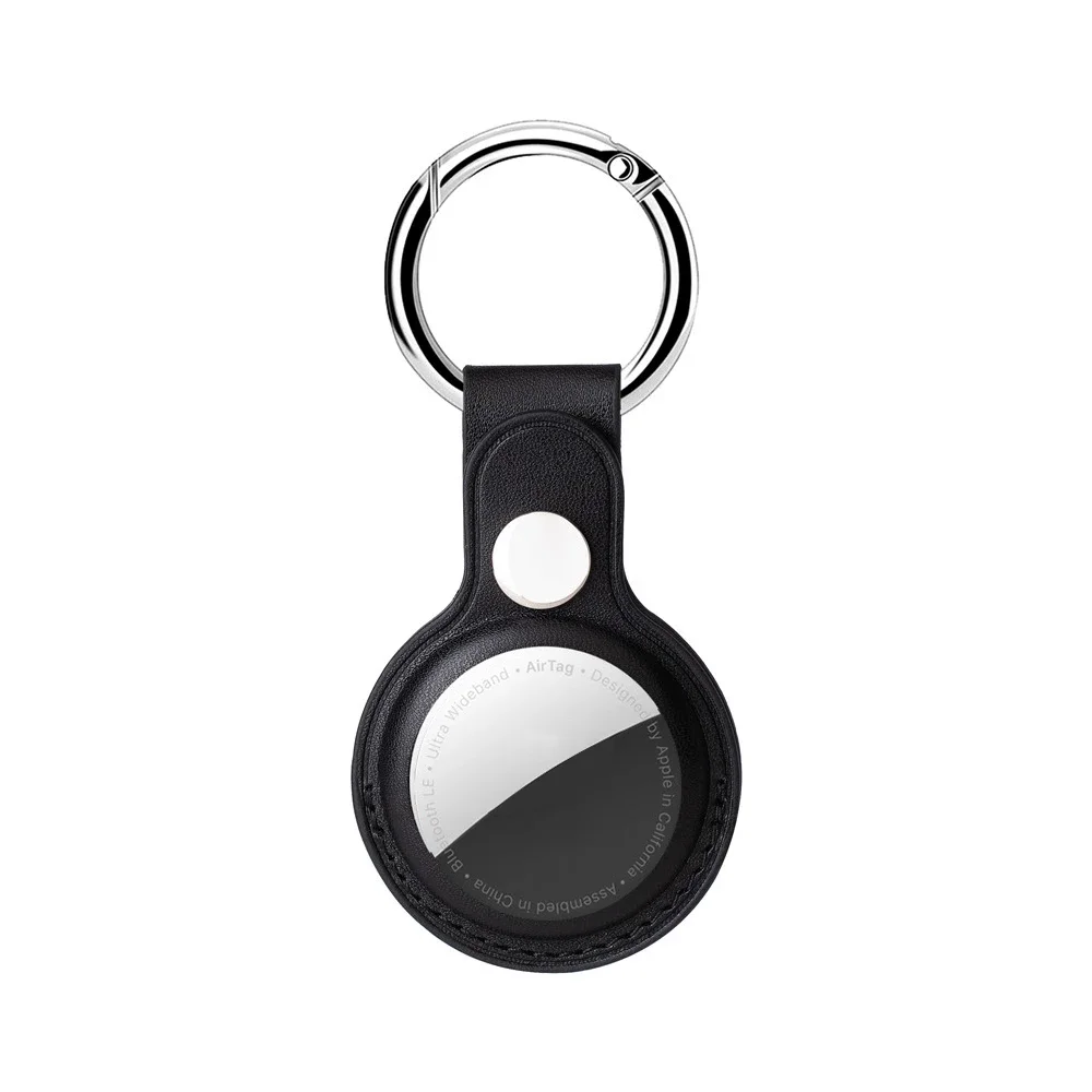 

For Apple Airtags Case Leather Keychain Protective For Airtag Tracker Locator Device Anti-lost For airtag air tag Case llavero