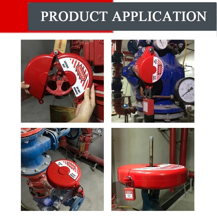 Loto Plastic Safety Adjustable Ball Valve Lockout Locking Device For