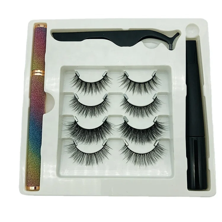 

New Arrival Natural Volume 20mm,25mm magnetic Eyelash With Packing Box