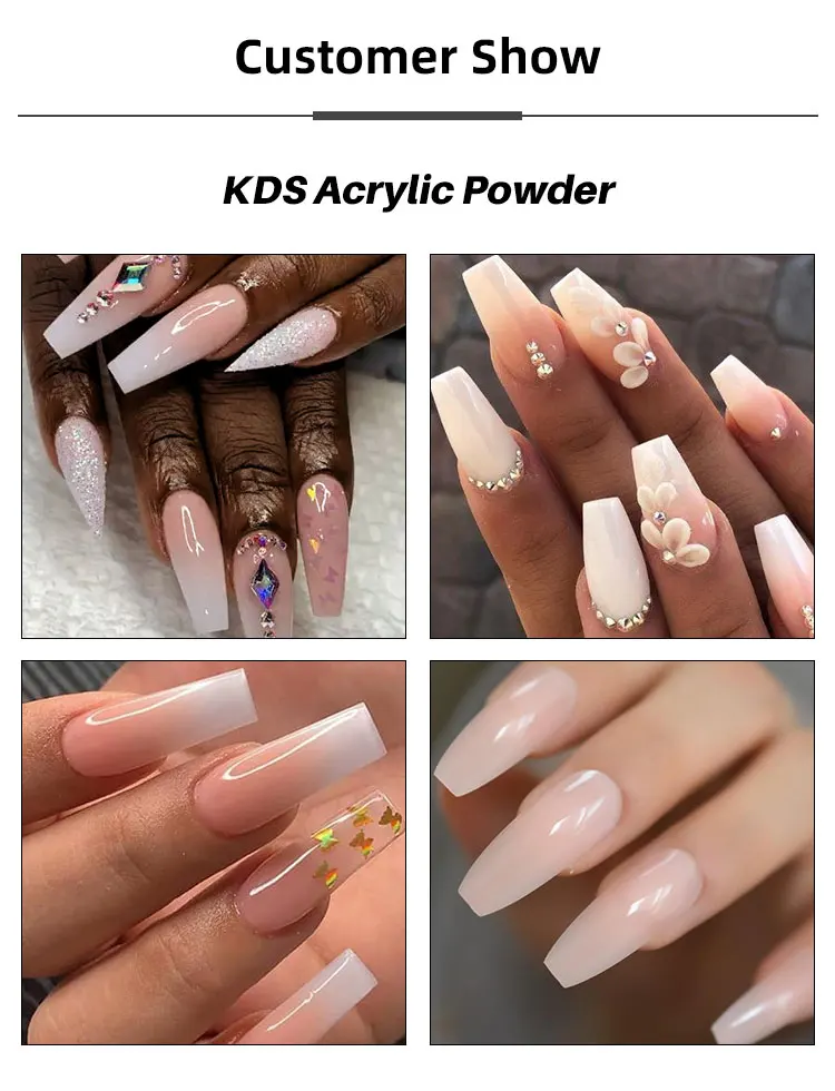 kds factory bulk wholesale organic nail art nude acrylic resin powder