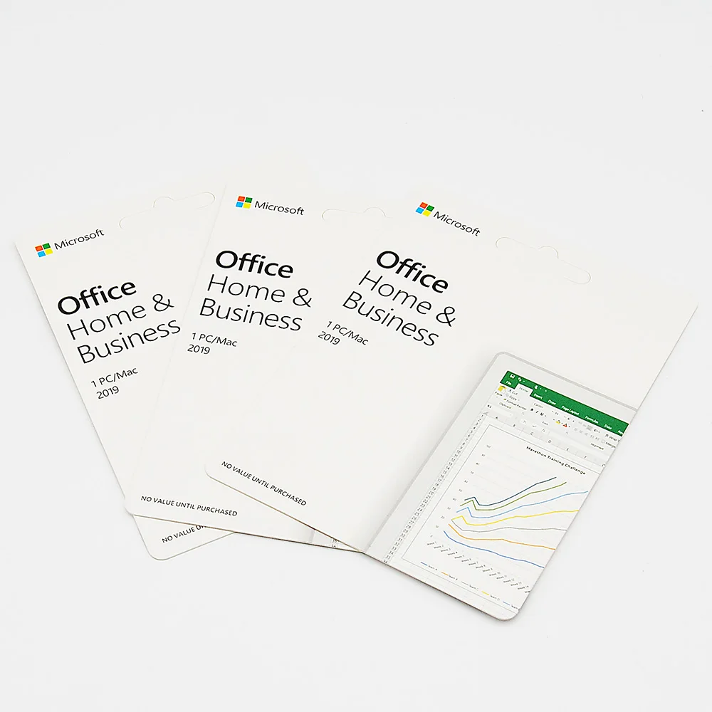 

English/Japanese Office 2019 Home and Business key card Microsoft office home and business 2019 key PC