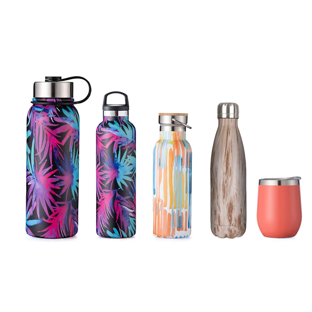 

Double Walled 450ml 500ml 750ml 1000ml Stainless Steel Thermas Flask Insulated Sport Water Bottle Custom Sports Drinks Bottle, Customized color