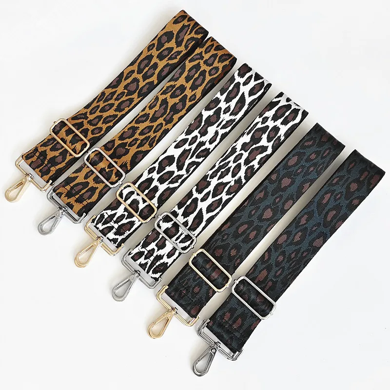 

REWIN Stylish Cheeath Leopard Pattern Handbag Belt Adjustable Bag Shoulder Cross Body Strap for Replacement, 10 colors in stock