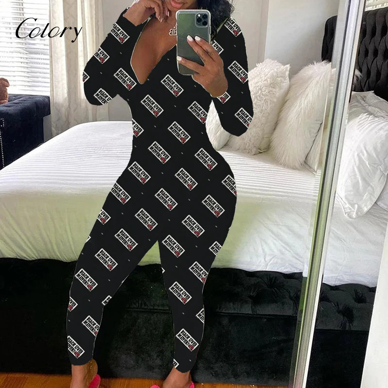 

Colory Overall Jumpsuit Pajamas For Women, Picture shows