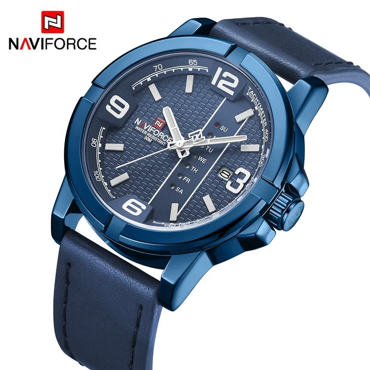 

Naviforce 9177 Top Brand Luxury Men Wristwatch Sport Military Waterproof Man Watch Army Auto Date Week Fashion Quartz Male