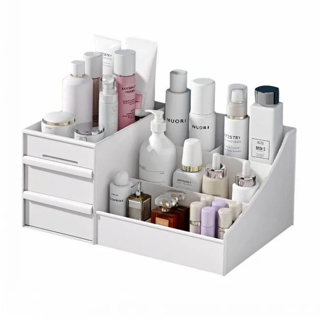 

100% guaranteeCosmetic Storage Jewelry Display Case Make up Caddy Shelf For Any Occasions, Green, white, blue, purple, pink