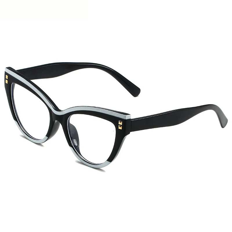 

2023 New Fashion Men Women Optical Glasses Anti Blue Light Spectacle Frames Cat Eye Frame Retro Optical Glasses