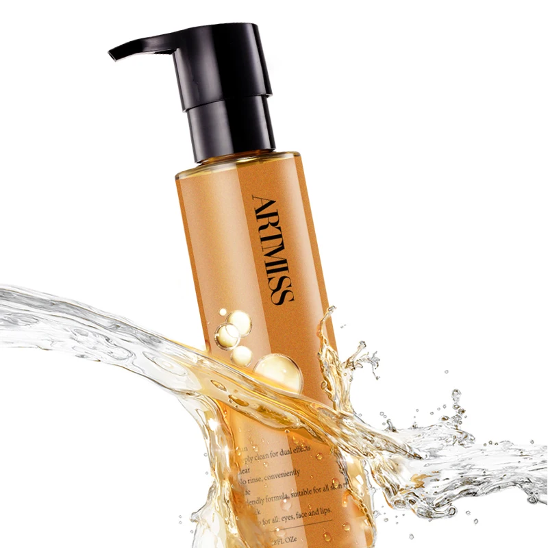 

Wholesale Private Label Fluid Makeup Remover Liquid Gentle Cleansing Face Makeup Oil Remover, Transparent