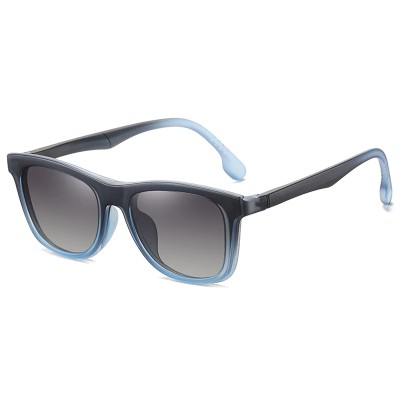 

Two-color Anti-blue Light Glasses Men Flat Mirror Sunglasses Magnetic Absorption Type Polarized Lens Sunglasses 2021