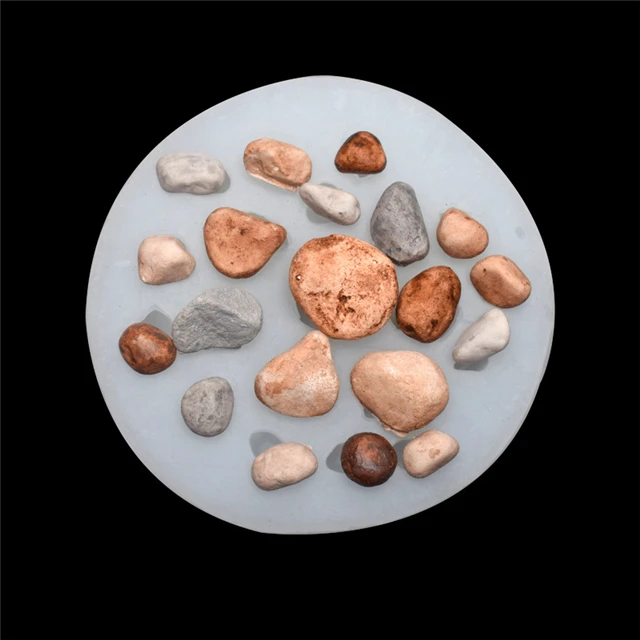 

Pebble Chocolate Mold Cake Decoration Mold Kitchen Accessories, As show