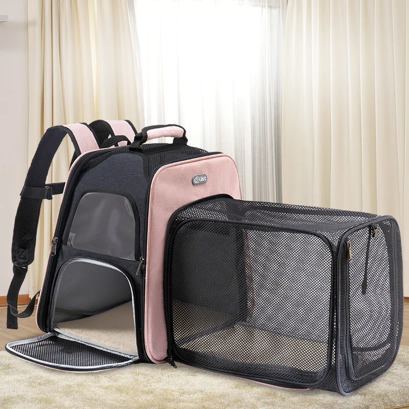 

Cat Scalable Backpacks Breathable Outdoor Small Pet Carrier Bags Foldable Puppy Dog Travel Bagpack Portable Kitten Carrying Ba, As picture or on your requirement