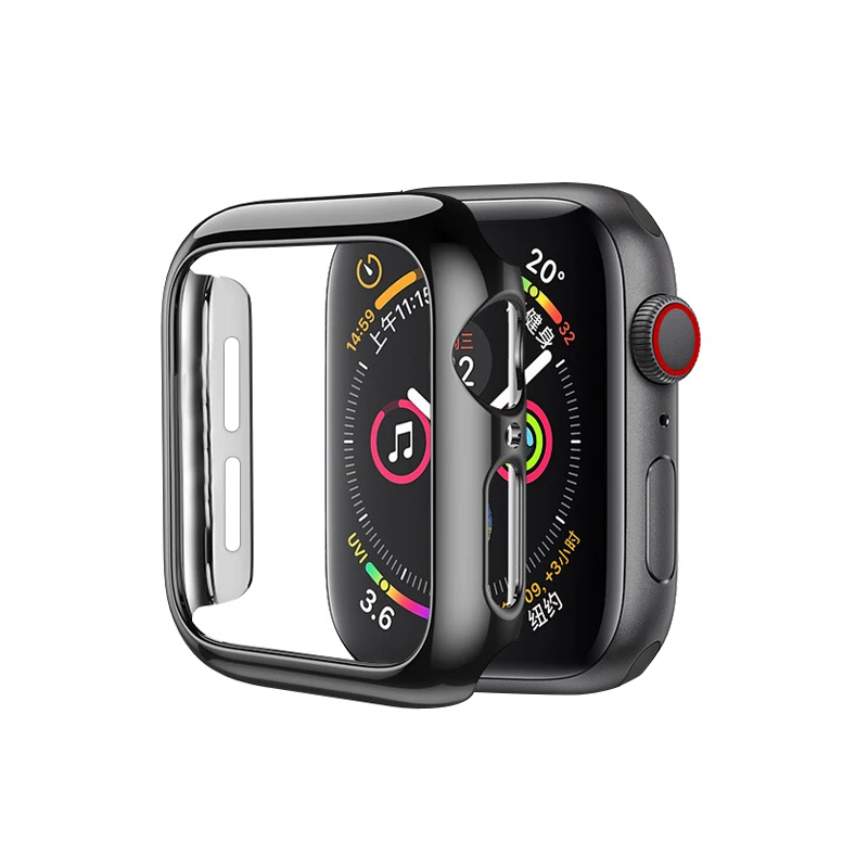 

JJT Colorful  Tempered Glass Watch Protective Case For Apple Watch Series, Optional