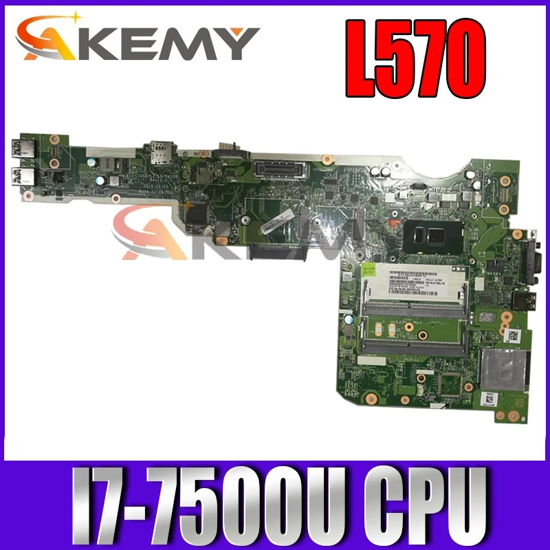 

LA-C422P for Thinkpad L570 Laptop Motherboard CPU: I7-7500U DDR4 FRU 01YR413 01ER220 01YR412 01ER219 Test Ok