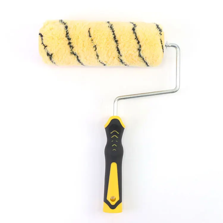 

9 Inch Best Quality Tiger Color Cage System Acrylic Paint Roller Brush For Painting