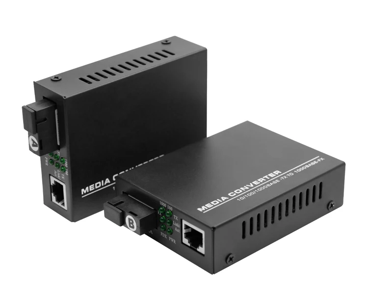 FTTH 10/100/1000M WDM Gigabit Ethernet Fiber Optic Media Converter