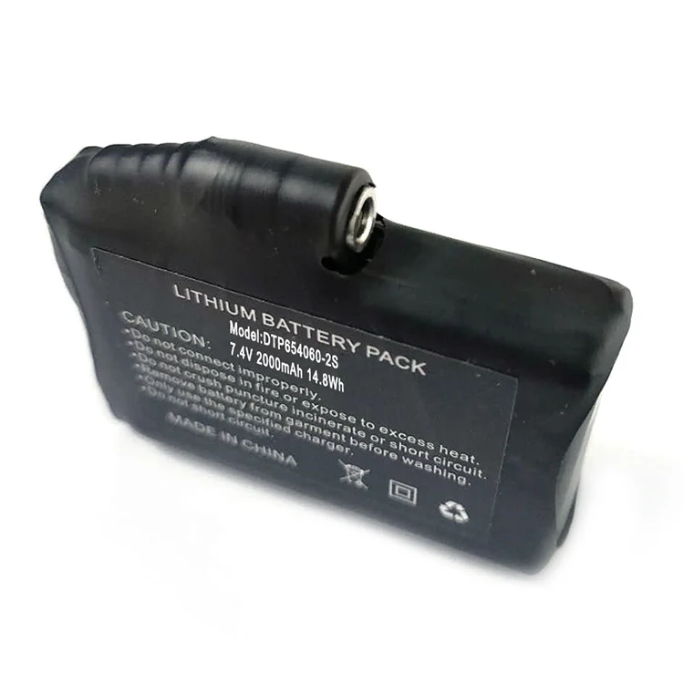 654060 654060-2S 654065-2S 7.4v 2000mah 2100mah 755060-2S 충전식 리튬 배터리 팩 ...