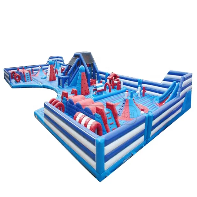 New large inflatable games supplier inflatable obstacle course fun park amusement park