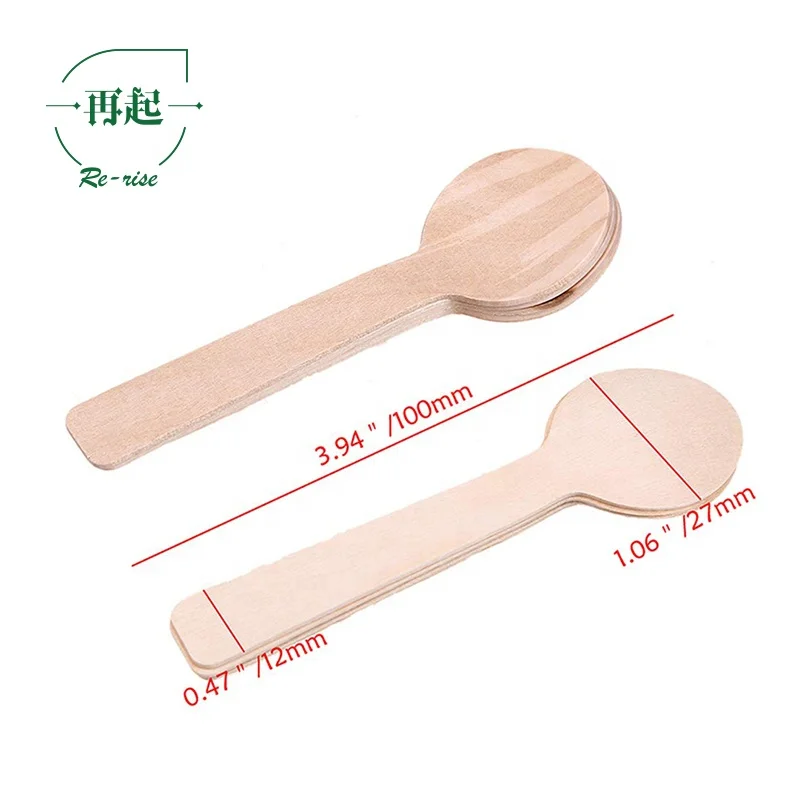 
Natural Color Wood Spoon Fork Spoon 