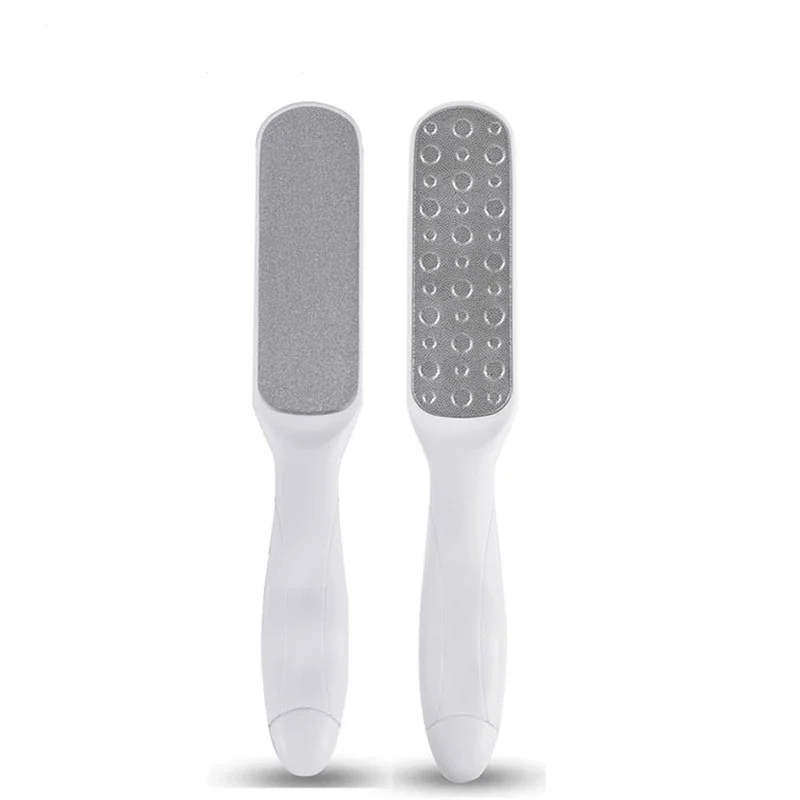 

1pc Durable Stainless Steel Foot Rasp File Hard Dead Skin Callus Remover Pedicure File Grinding Feet Skin Care Nail Art Tools, Gray