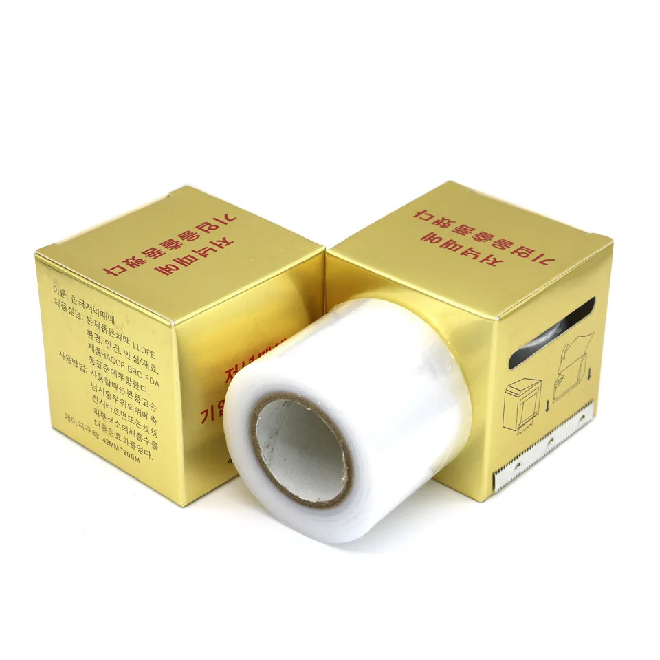 

Permanent Makeup Accessories Tattoo Supply Clear Plastic Eyebrow Wrap Protective Cover Plastic Film