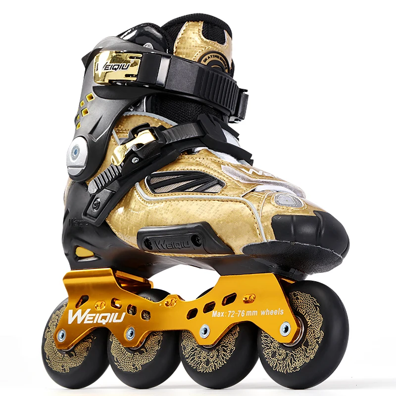 

High Elastic Full Meat Solid Wheel Attachable Roller Skates Roller Skates Attachable Wholesale, Black yellow, blue green