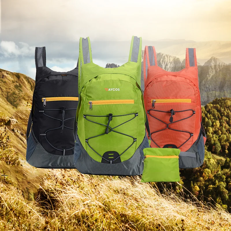 

Ultralight Handy Packable Daypack 20L Capacity Outside Lightweight sports travel backpack, Any colors