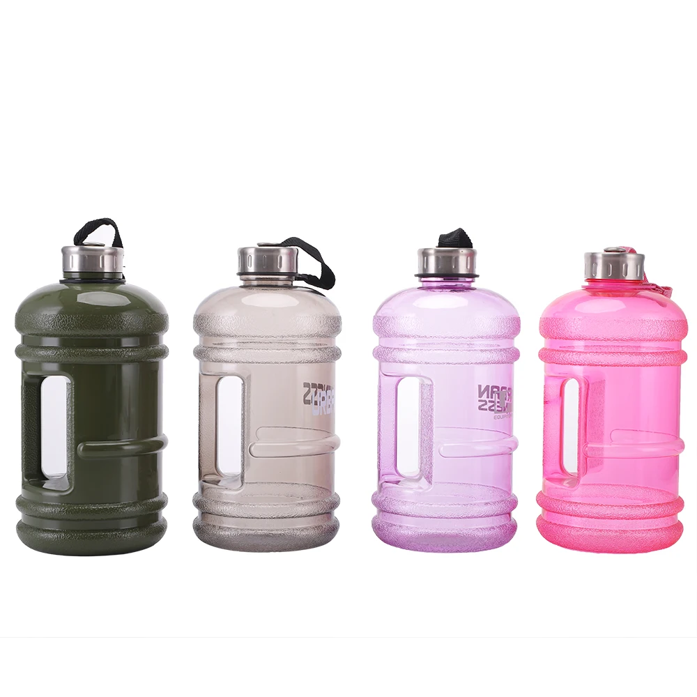 

Eco-friendly SGS LFGB PET BPA Free bucket 2.2 Liter half gallon plastic Water bottle jug with lid