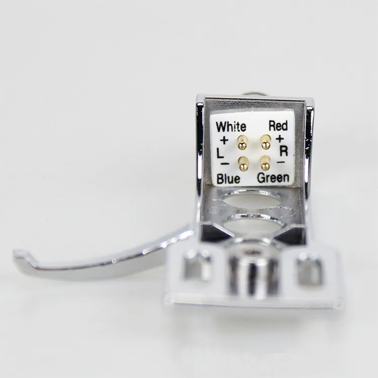 turntable player Removable cartridge headshell chrome