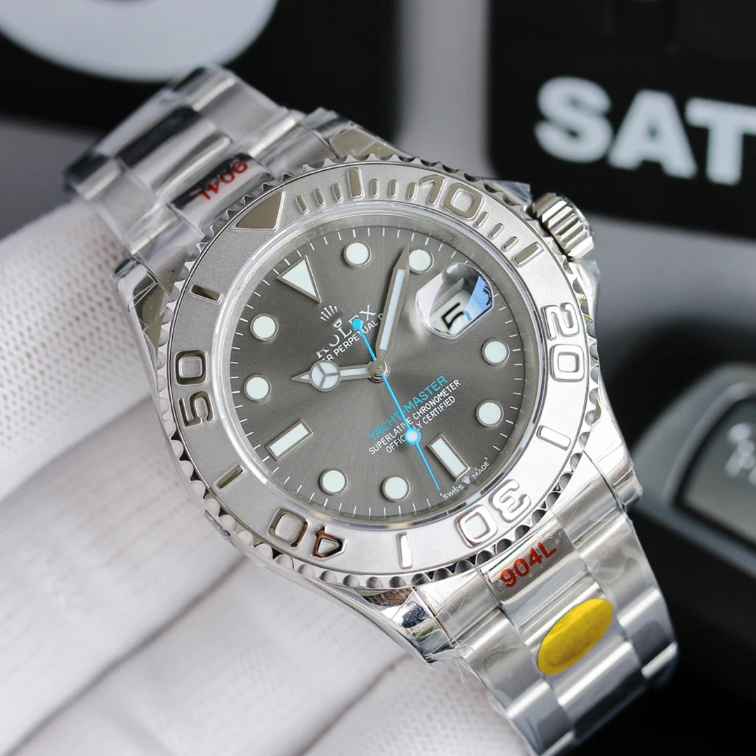 

3A Quality Luxury Automatic 904L Stainless Steel Night Vision Sapphire Mirror Glass Rolexables Yacht Watches