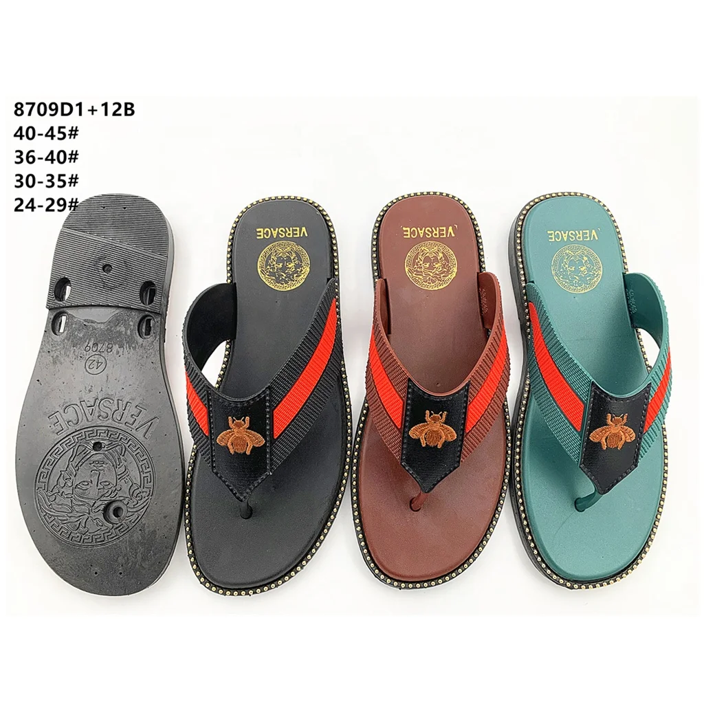 

2020 African men's slippers fashion outdoor flips flops for man