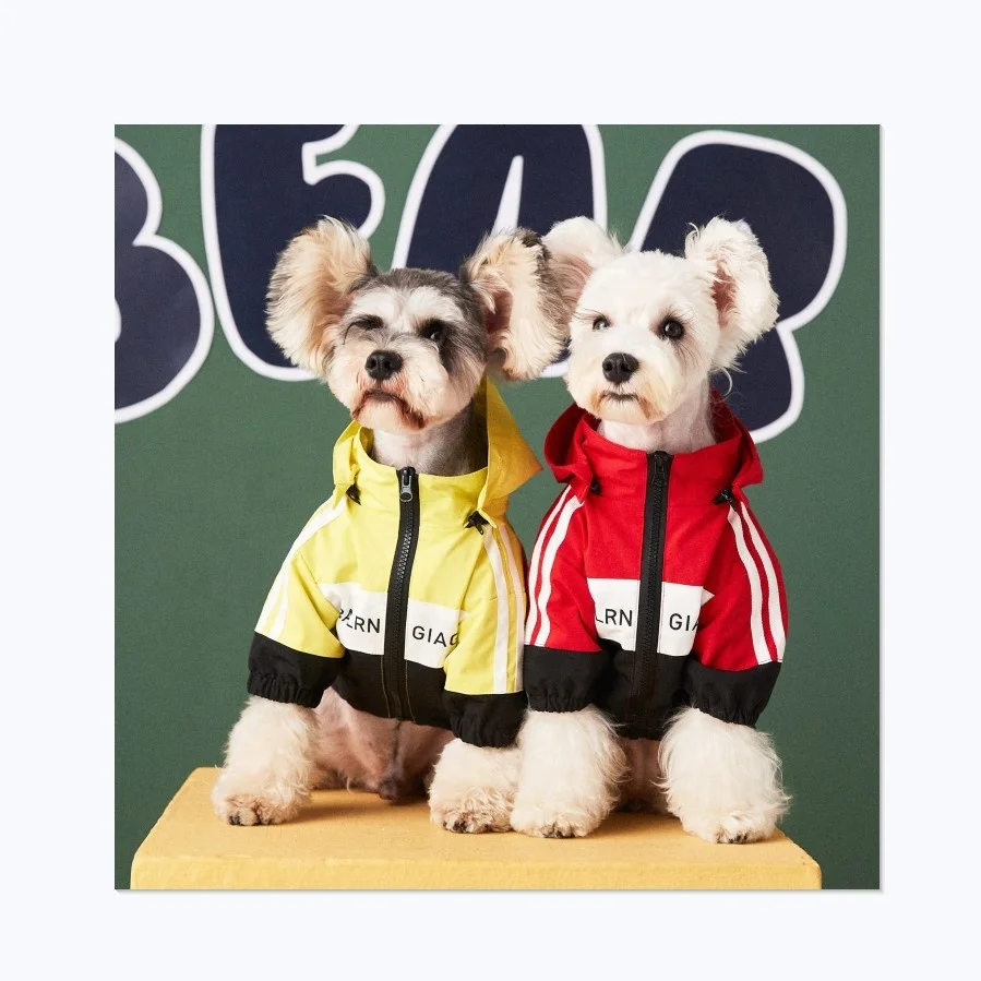 

Autumn winter dog coats pet clothes winter jacket Teddy French Bulldog waterproof raincoat jacket