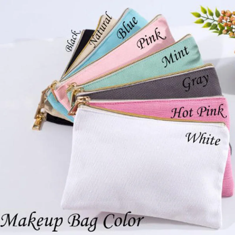 

Personalized Case Canvas Bridesmaid Gifts Wedding Bridal Gift Toiletry Squad Custom Names Makeup Bag, Customized color