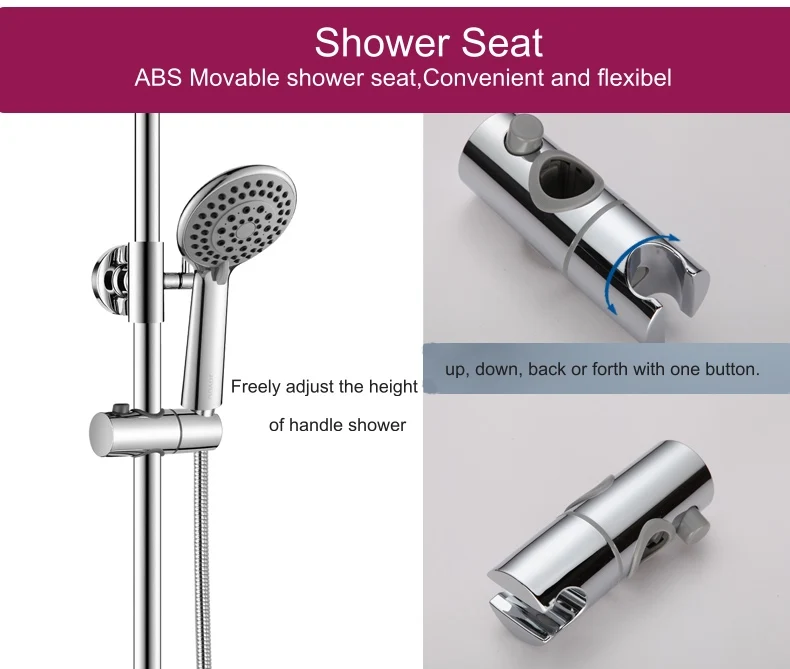 Round 304 stainless steel delta shower faucet large shower head