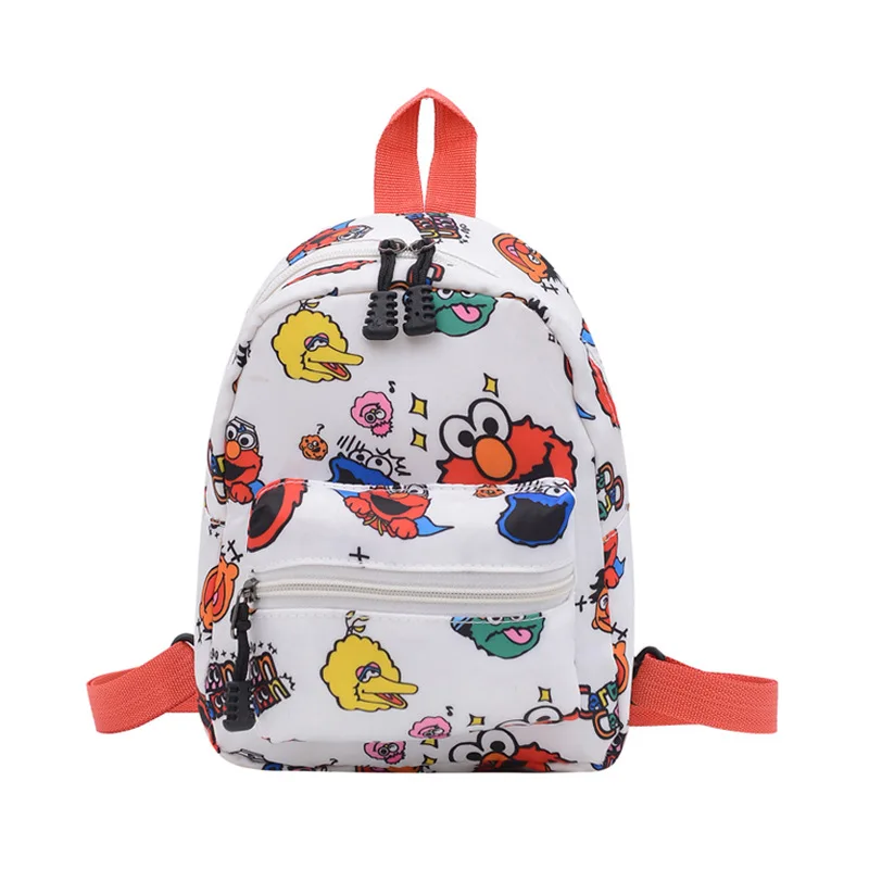 

New Cartoon Girl'S Bag Children'S Backpack Sesame Street Kids Rucksack Children 2021 Kids Backpack Set Waterproof School Bag, Customized color