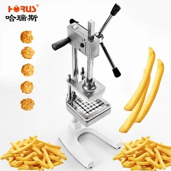 

Manufacturers Direct Sales Professional French Fries Cutting Machine Potatoes Machine Onion Vegetable Fruit Cutter, Silver