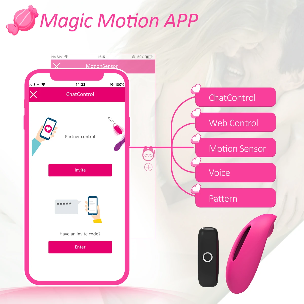 Вибратор для ношения. Magic Motion что это за приложение.
