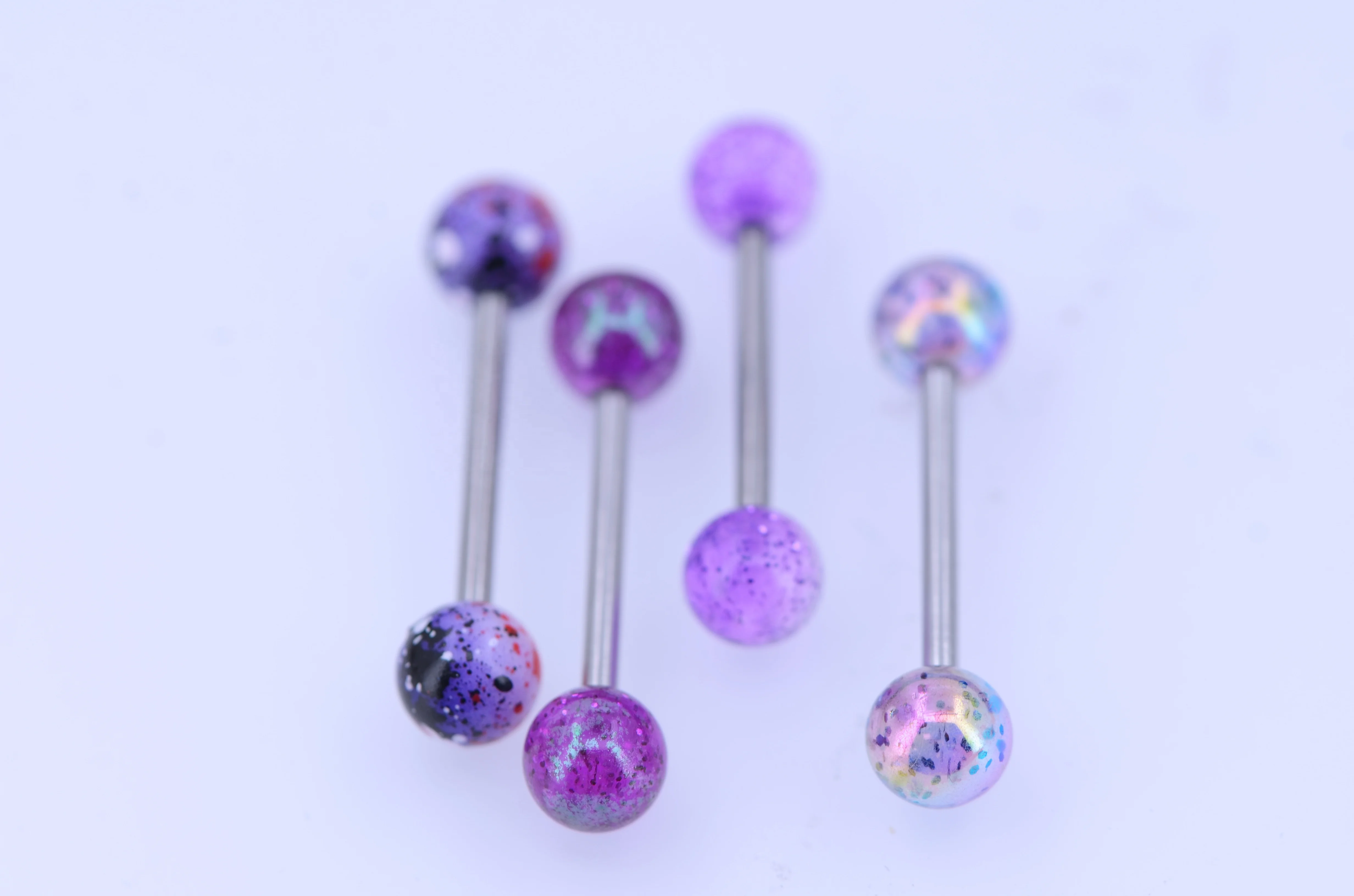 Beauty Acrylic Ball Piercing Tongue With 316l Post Buy Piercing