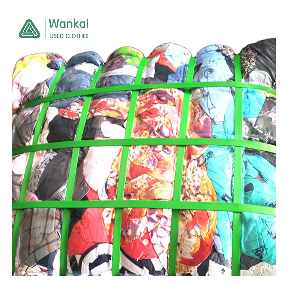 

Wankai Apparel Manufacture Second Hand Clothing Mixed Bales, A Grade Used Clothes Bales Mixed Used Clothing Winter Wear, Mixed color