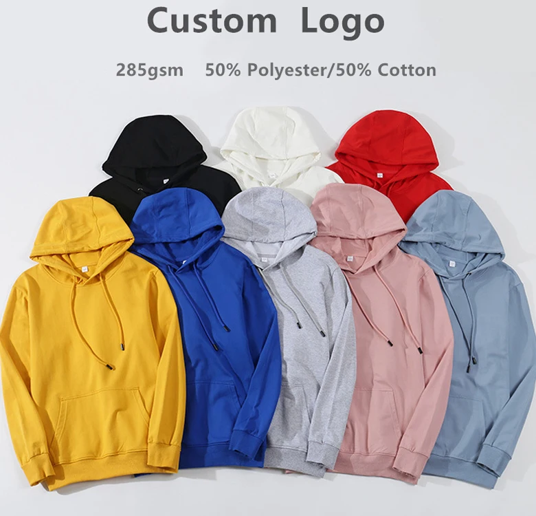 

Oversized Pullover Heavyweight Winter Sublimation Blank Plain Thick Hoodie 50% Cotton 50% Polyester Fabric Hoodies, Customized color