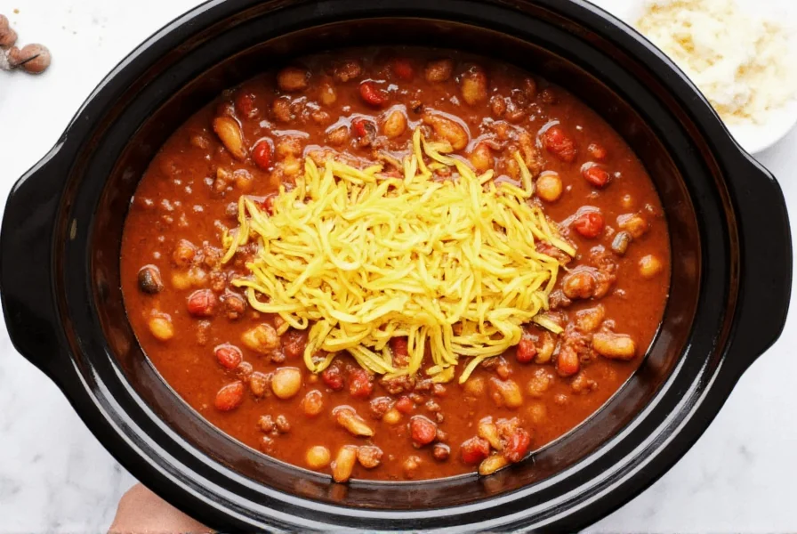 Easy Crock Pot Chili Recipe: Simple 5-Ingredient Meal