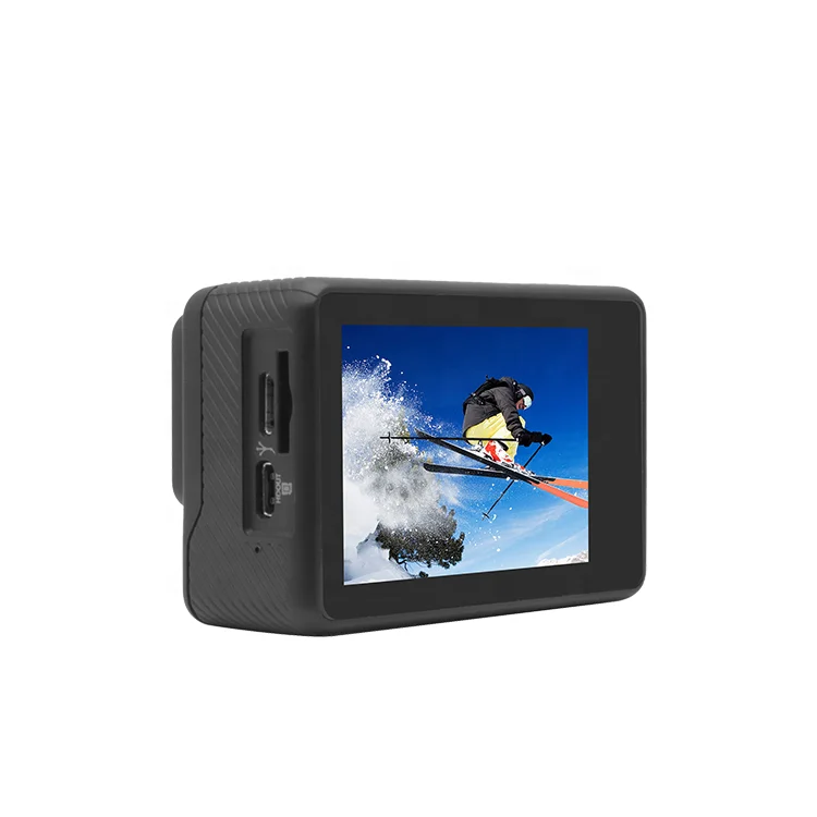 

Dual Screen Real 4K Action Camera 30m Waterproof Extreme Sports Camera 6 Axis Gyroscope 850mAh Battery Action Camera