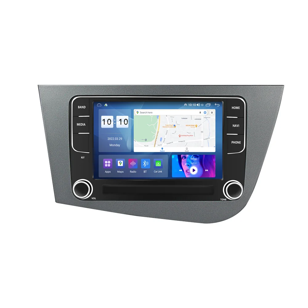 

MEKEDE 7inch 8+128G DSP RDS car video recorder Seat Leon radio for car Mirror LinK carplay 360 camera android car multimedia