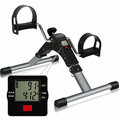 

Under Desk Training Workout Foot Hands Adjustable Foot Mini Pedal Exercise Bike For Elderly