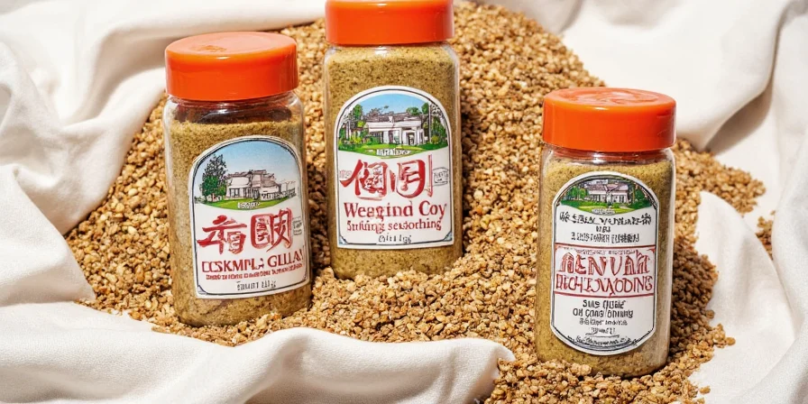 Jar of homemade Gullah seasoning