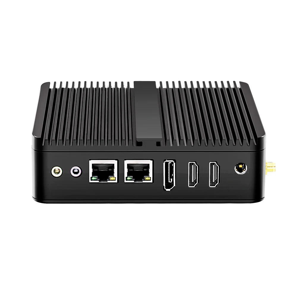 

Topton 12th Gen Fanless Mini PC Alder Lake N100 Quad Core Dual LAN 2*COM NVMe 3x4K UHD HTPC J6413 J6426 Industrial Computer