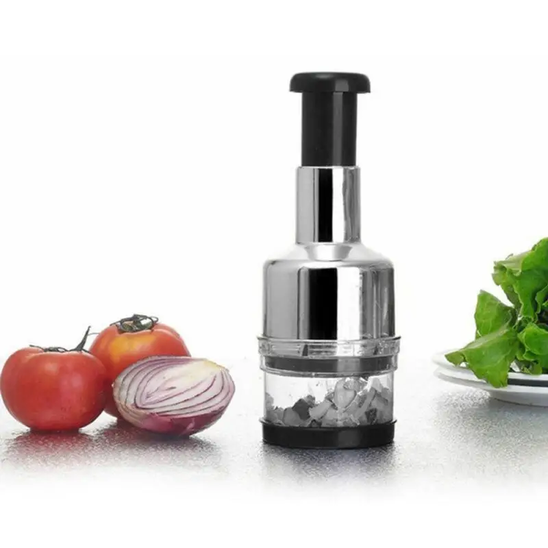 

Food Chopper Vegetable Chopper And Slicer Dicer Manual Mini Hand Chopper Onion Garlic Mincer With Cover Kitchen Accessories