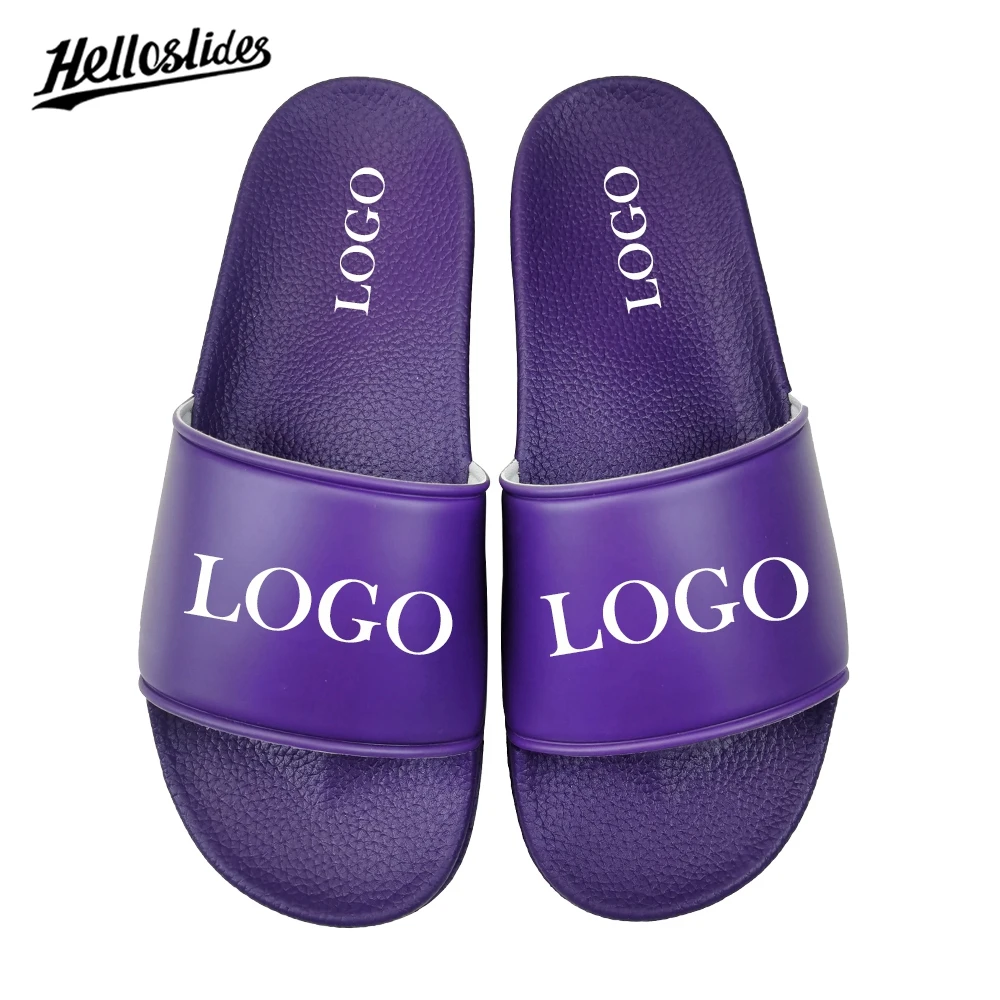 

Helloslides Sandalias 2021 Pvc Slipper Custom Logo Slide Sandal Slippers Men Slippers Sandals Designer Slides