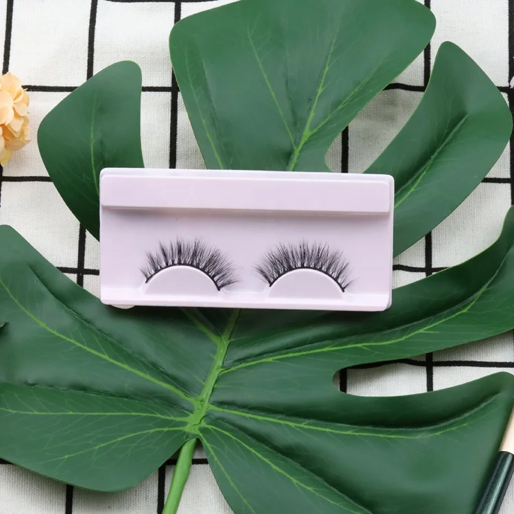 

OEM 3D Round Eye Volume False Silk Lashes Vendor 2020 SP126 ZX093, Natural black