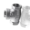 CE/ISO9001 approved factory outlet CF8M thread non return valve price