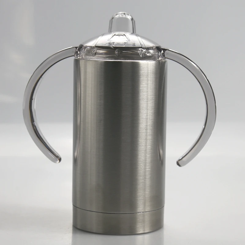 

US Warehouse 12oz Stainless Steel Tumbler Vacuum Insulated Water Bottle Baby Straight Sippy Cup Manufacturer In Bulk